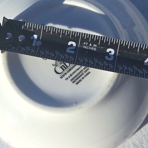 Vintage Collector's Looney Tunes Gibson Tweety Bird 6" Bowl No Chips Sparkling - Picture 9 of 10